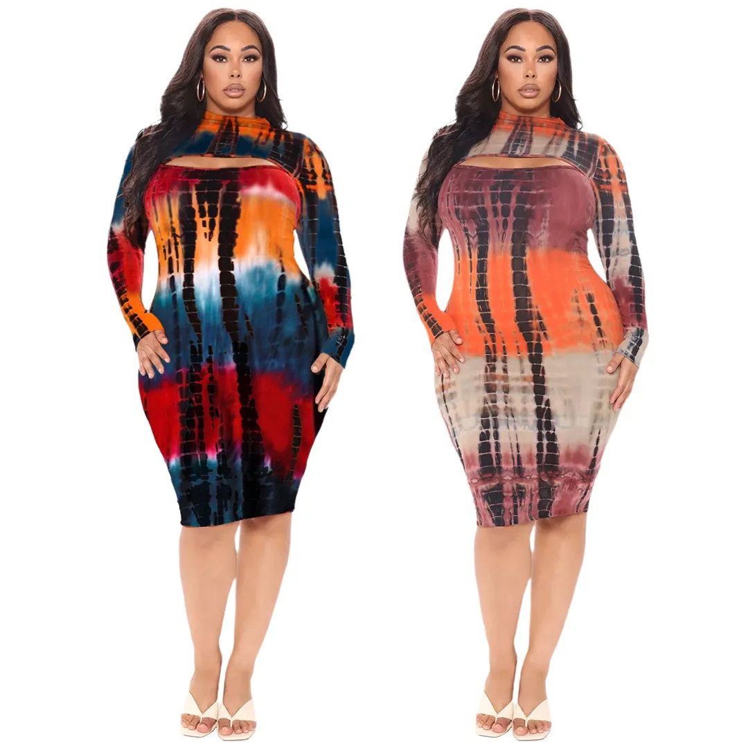 KX-7038 Fashionable tie dye bodycon dress long sleeve hollow out club dresses sexy plus size 5xl woman dress
KX-7038 Fashionable tie dye bodycon dress long sleeve hollow out club dresses sexy plus size 5xl woman dress