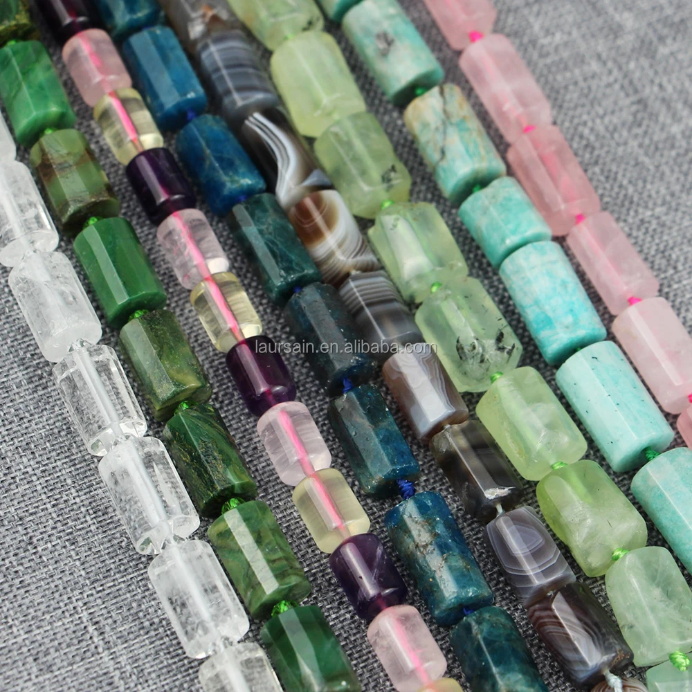 Ls A Amazing Natural Multi Gemstone Prehnite Loose Beads Crystal