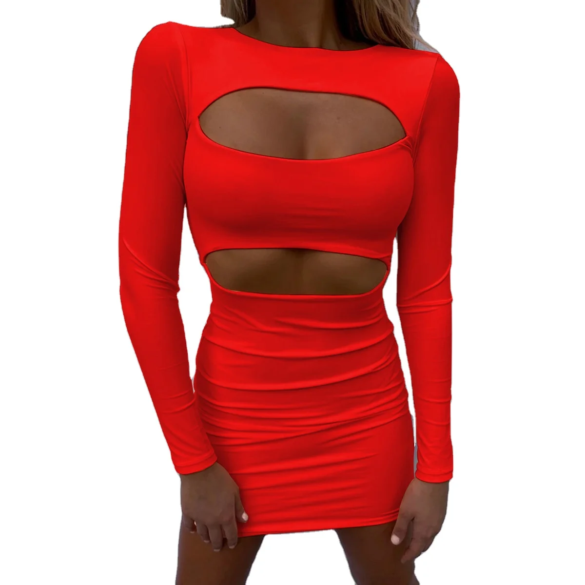 New Arrival Hollow Out Bodycon Sexy Dress Women Fashion Long Sleeve Casual Dresses Wholesale, Black, red, brown
New Arrival Hollow Out Bodycon Sexy Dress Women Fashion Long Sleeve Casual Dresses Wholesale, Black, red, brown