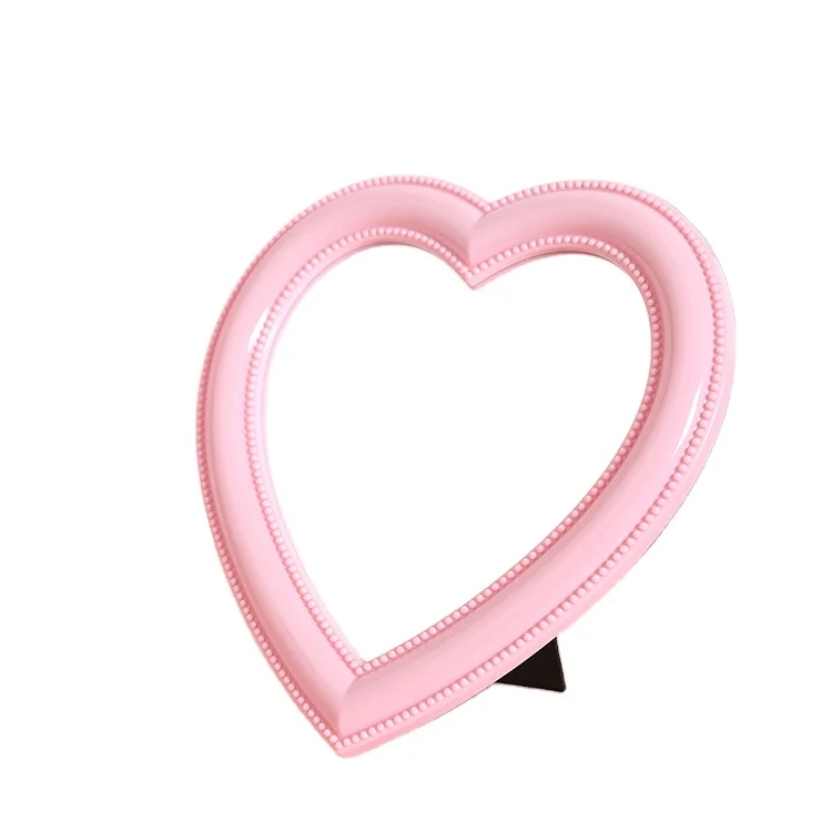 W&G Ins Love Heart Cosmetic Mirror Wall Hanging Dormitory Dressing Mirror Pink White Korean Decorative Mirrors For Girls
W&G Ins Love Heart Cosmetic Mirror Wall Hanging Dormitory Dressing Mirror Pink White Korean Decorative Mirrors For Girls