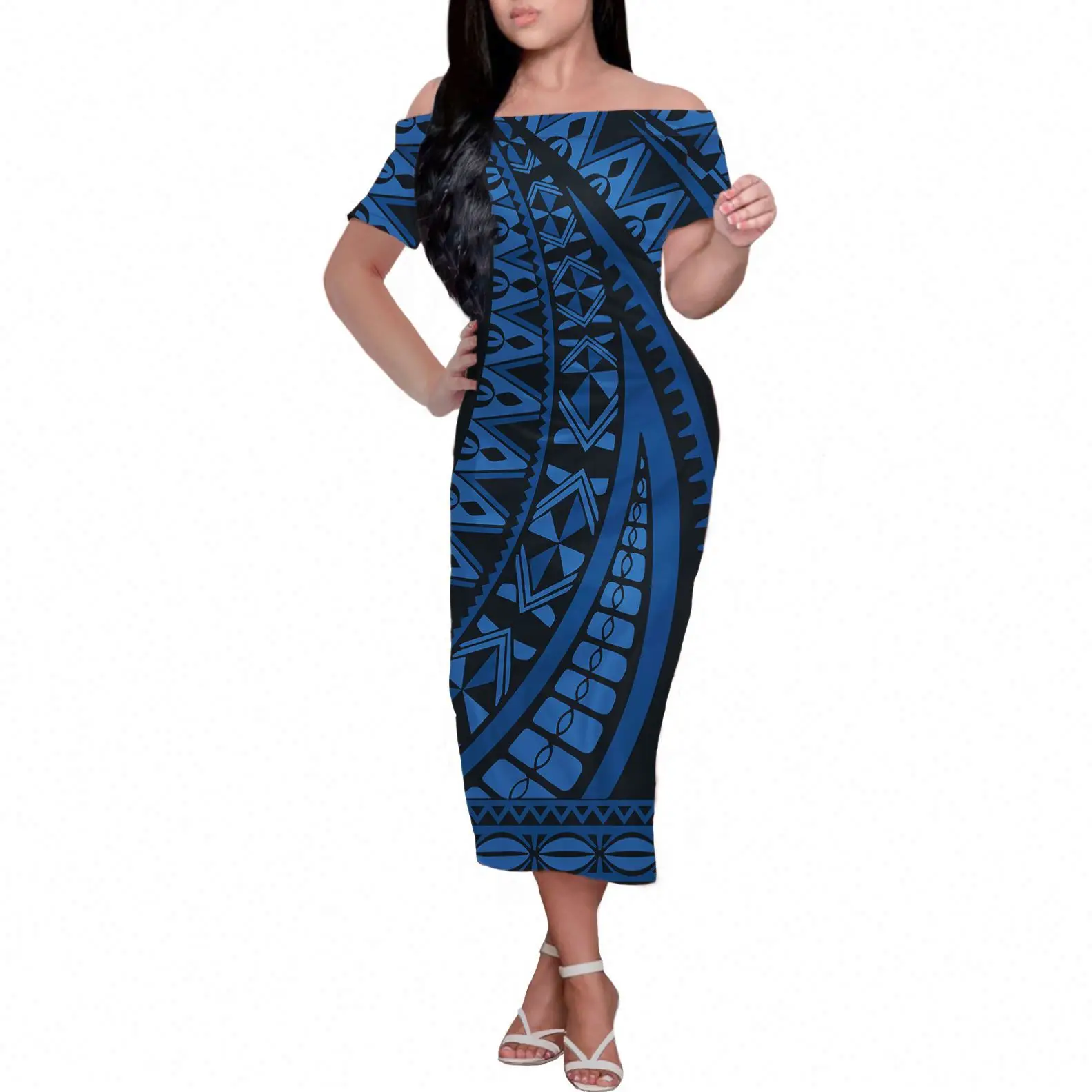 Polynesian Tribal Tattoo Blue Women Club Dresses Sexy Bodycon Summer Dress Women Dresses Sexy Casual Short Sleeve Maxi Plus Wear, Customized color
Polynesian Tribal Tattoo Blue Women Club Dresses Sexy Bodycon Summer Dress Women Dresses Sexy Casual Short Sleeve Maxi Plus Wear, Customized color