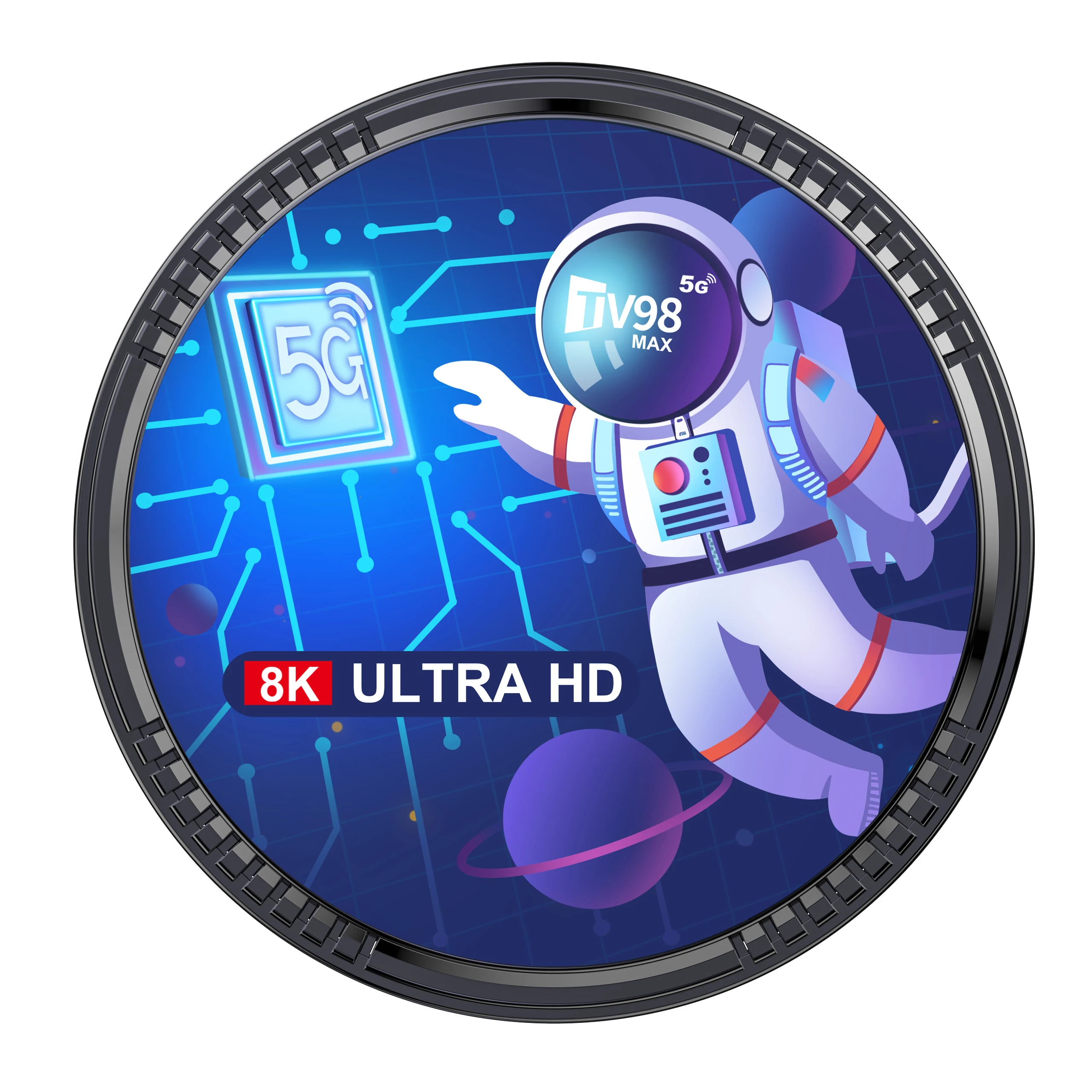 Android 12 TV98Max set top box Allwinner H618 2/16GB support wifi6 and 2.4/5G dual wifi uhd4K box TV android
Android 12 TV98Max set top box Allwinner H618 2/16GB support wifi6 and 2.4/5G dual wifi uhd4K box TV android