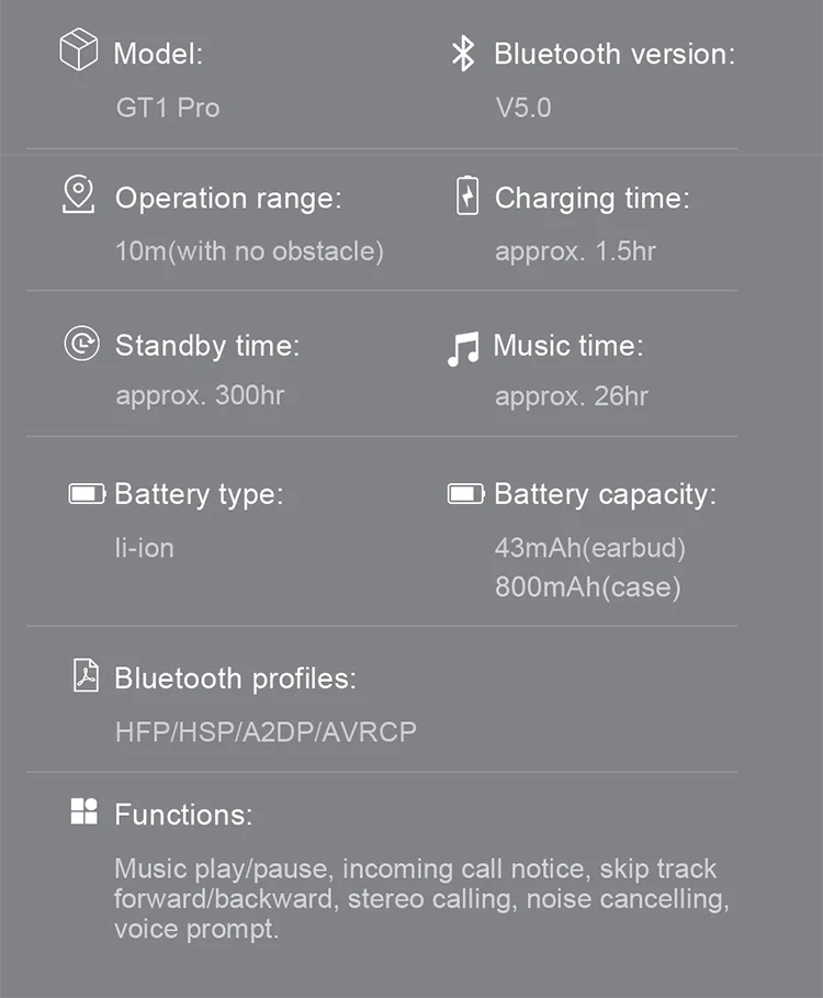 Xiaomi Haylou GT1 Pro TWS Waterproof Wireless Earphones Touch Bluetooth Earbuds Noise Cancelling Headphones - ANKUX.COM