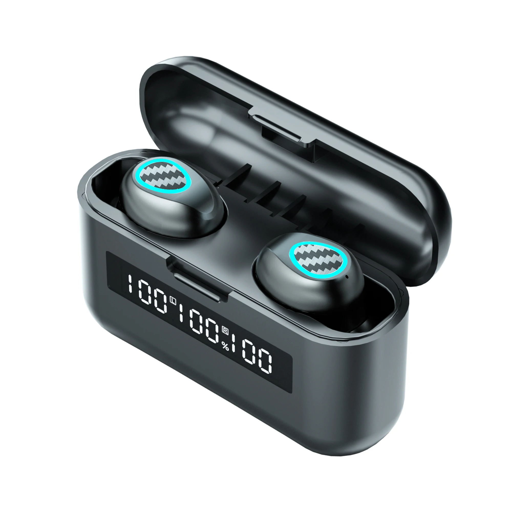 R9 2000mAh HIFI 3D Stereo High Quality TWS Earbuds LED Display Front In-Ear Amp Headphone Wierless Earphone
R9 2000mAh HIFI 3D Stereo High Quality TWS Earbuds LED Display Front In-Ear Amp Headphone Wierless Earphone