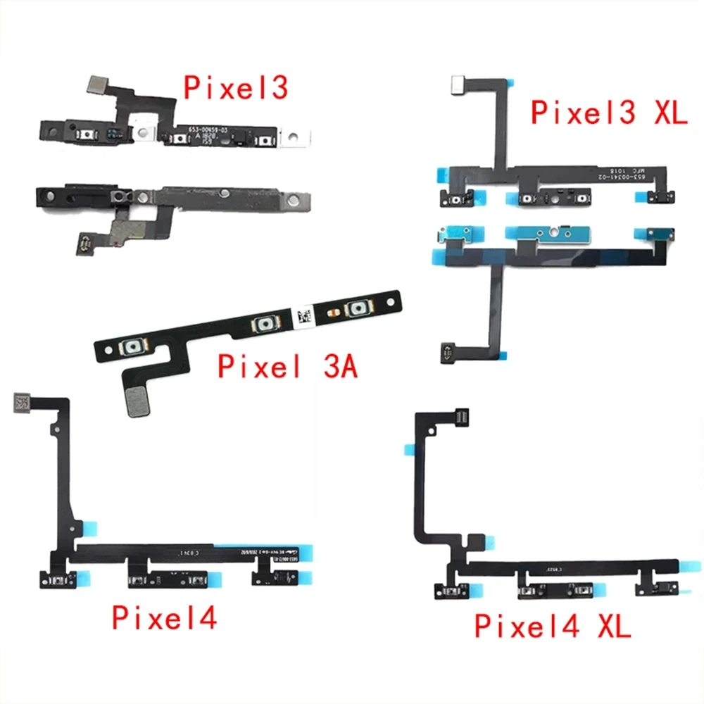 

Power Switch Volume Key Up Down Flex Cable For Pixel 3 XL 3XL 3A Volume Button Flex Cable