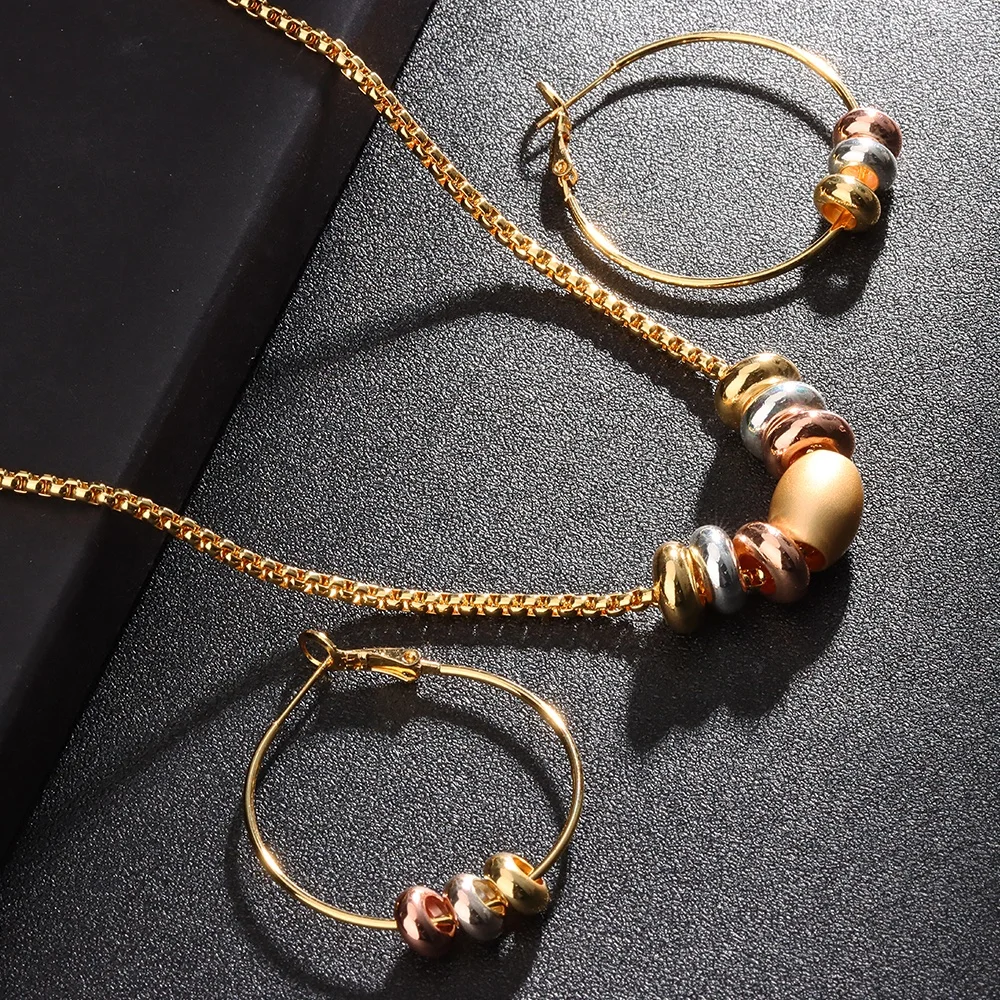 Yueming Jewelry Good Quality Shining Beads Pendant Necklace Jewelry Women Sets Dubai Bridal Jewelry Set
Yueming Jewelry Good Quality Shining Beads Pendant Necklace Jewelry Women Sets Dubai Bridal Jewelry Set