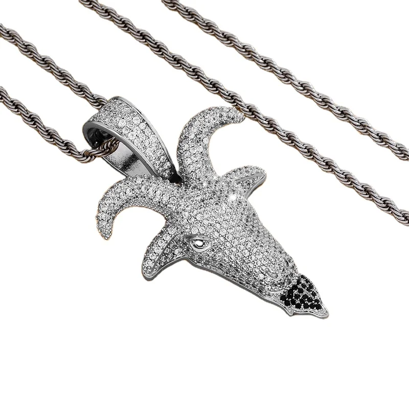 2021 New Nieuwe Iced Geit Hanger In Wit Goud Volledige Micro Pave Zirconia Hanger Met Grote Gesp Hip Hop Punk Sieraden Gift, Color,silver
2021 New Nieuwe Iced Geit Hanger In Wit Goud Volledige Micro Pave Zirconia Hanger Met Grote Gesp Hip Hop Punk Sieraden Gift, Color,silver