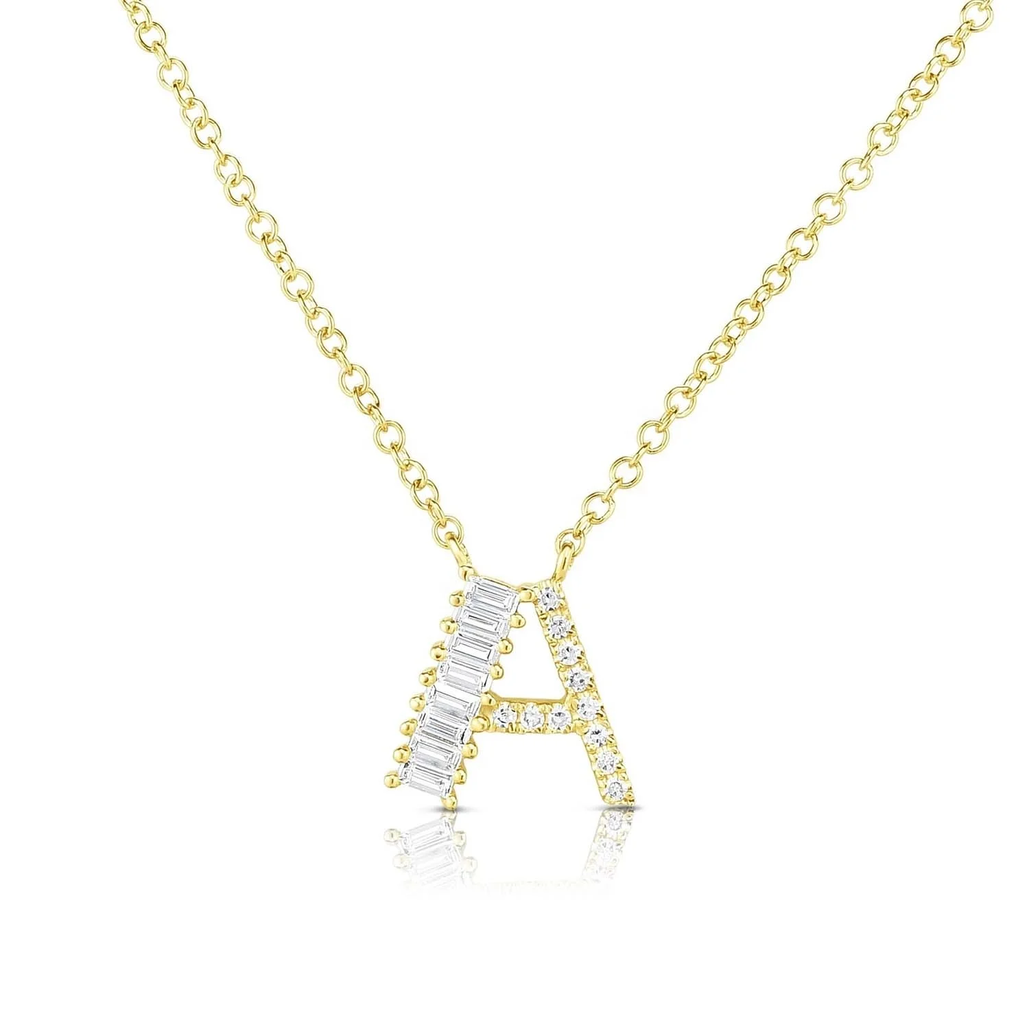 Boho Jewelry 925 Sterling Silver18k Gold Hip Hop Baguette Pave Alphabet Initial Letter Necklace
Boho Jewelry 925 Sterling Silver18k Gold Hip Hop Baguette Pave Alphabet Initial Letter Necklace