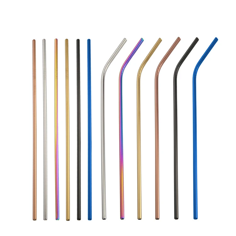 Eco-Friendly Single Piece Stainless Steel Drinking Straw Custom Logo Metal Iridescent Reusable 304 Straw With OEM&ODM Service
Eco-Friendly Single Piece Stainless Steel Drinking Straw Custom Logo Metal Iridescent Reusable 304 Straw With OEM&ODM Service