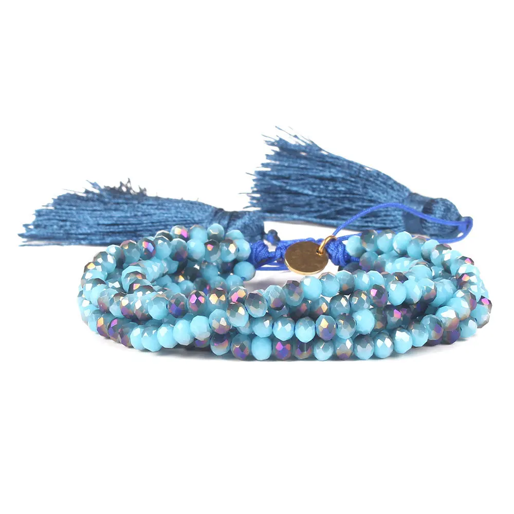Bracelet Jewelry Gold Multi Layer Crystal Tassel Beads Braided Bracelets Gifts
Bracelet Jewelry Gold Multi Layer Crystal Tassel Beads Braided Bracelets Gifts