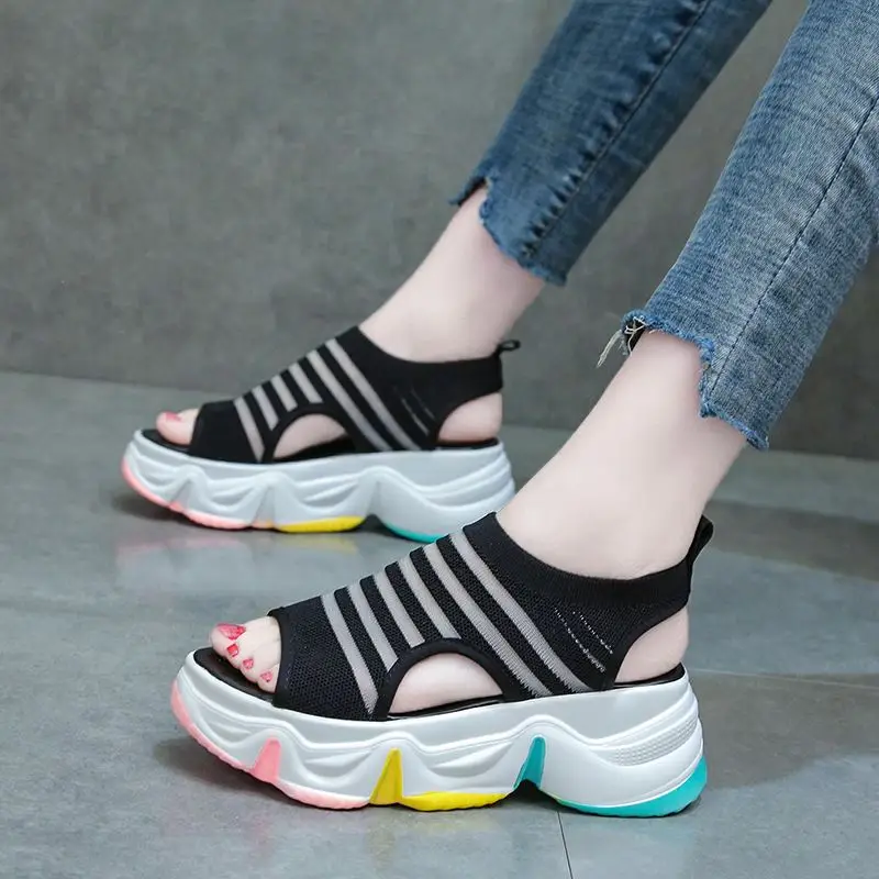 Summer ladies color slippers comfortable heightened Jelly Shoes open toe casual sports shoes Anti Skidding Beach sandals 2020
Summer ladies color slippers comfortable heightened Jelly Shoes open toe casual sports shoes Anti Skidding Beach sandals 2020