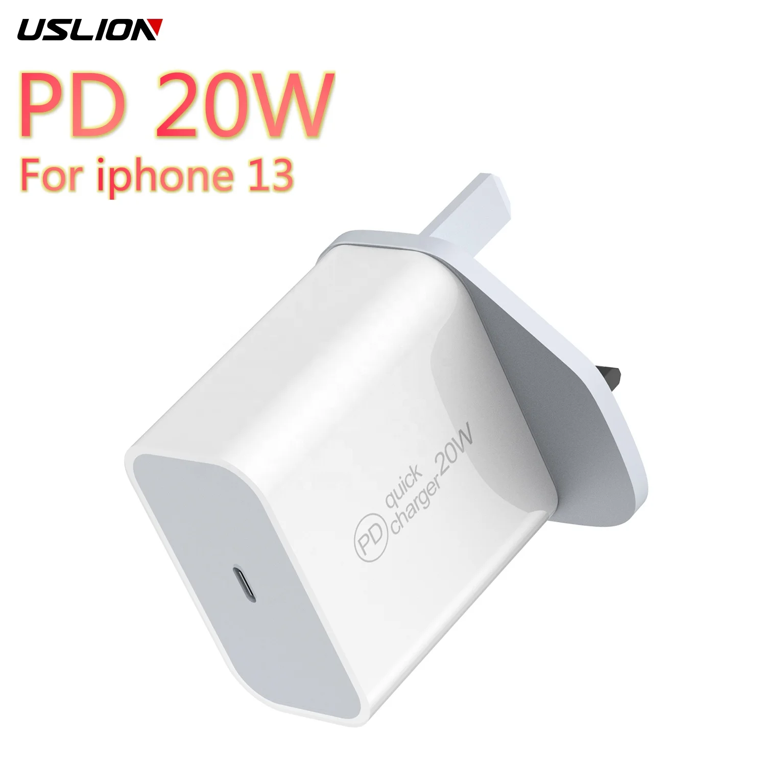 USLION PD 20w Type c PD Adapter EU US UK Plug Mobile Phone Fast Charging Wall Charger For iPhone 13 12 11 Pro Max
USLION PD 20w Type c PD Adapter EU US UK Plug Mobile Phone Fast Charging Wall Charger For iPhone 13 12 11 Pro Max