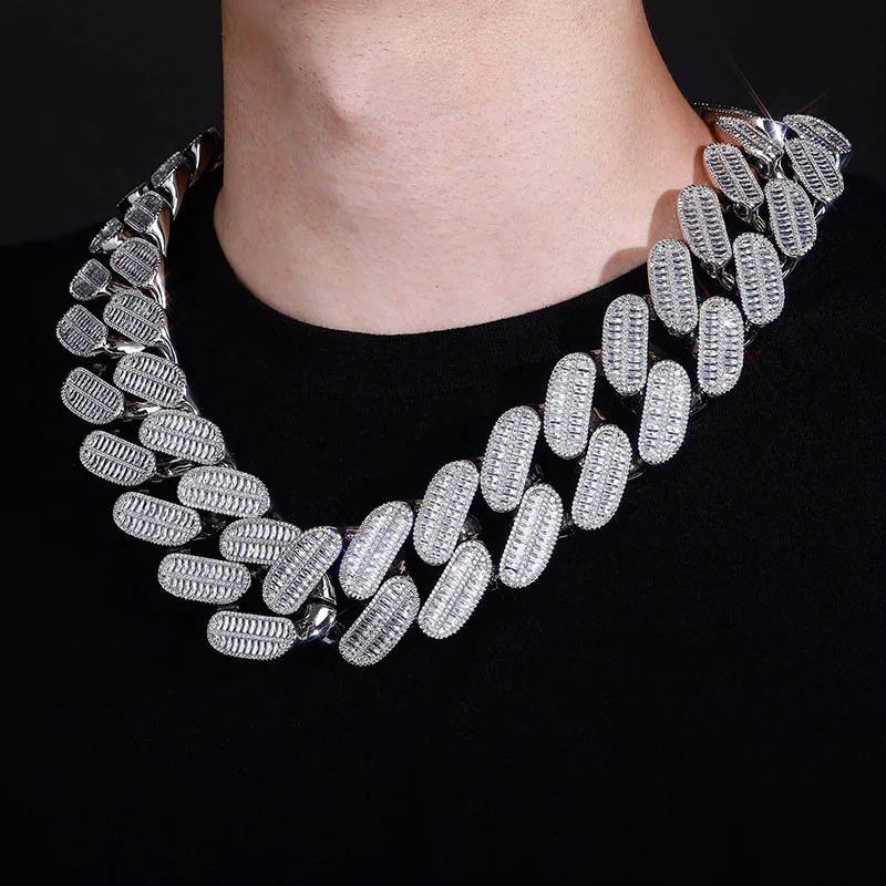 39mm Thick Mens Large Cuban Chain Full Zircon Brass Real Gold Plated Hip-Hop Punk Necklace
39mm Thick Mens Large Cuban Chain Full Zircon Brass Real Gold Plated Hip-Hop Punk Necklace