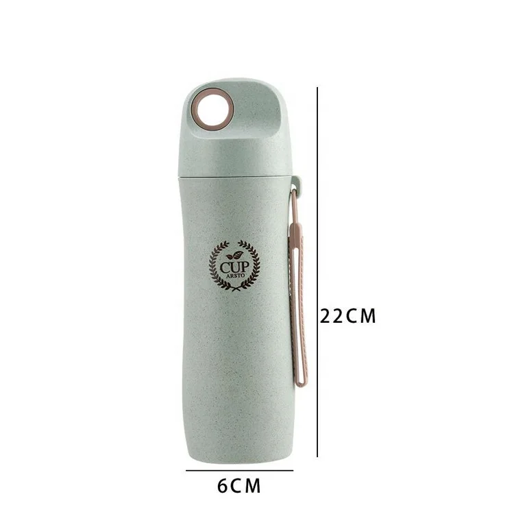 420ml Eco-friendly Wheat Fiber Water Bottles BPA Free Degradable Products Portable Coffee Mug, Customized color
420ml Eco-friendly Wheat Fiber Water Bottles BPA Free Degradable Products Portable Coffee Mug, Customized color
