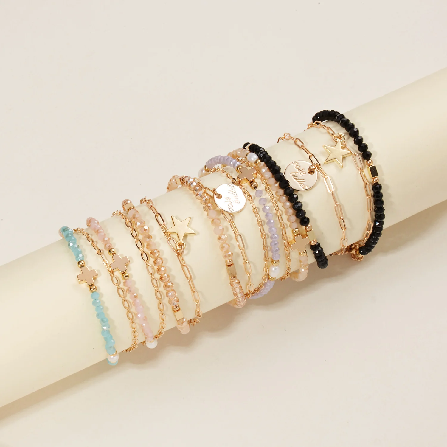 Bracelet Women Charm Boho Multilayer Bracelets Crystal Stone Star Heart Bestfriend Beads Letter Accessories Bohemian Jewelry
Bracelet Women Charm Boho Multilayer Bracelets Crystal Stone Star Heart Bestfriend Beads Letter Accessories Bohemian Jewelry
