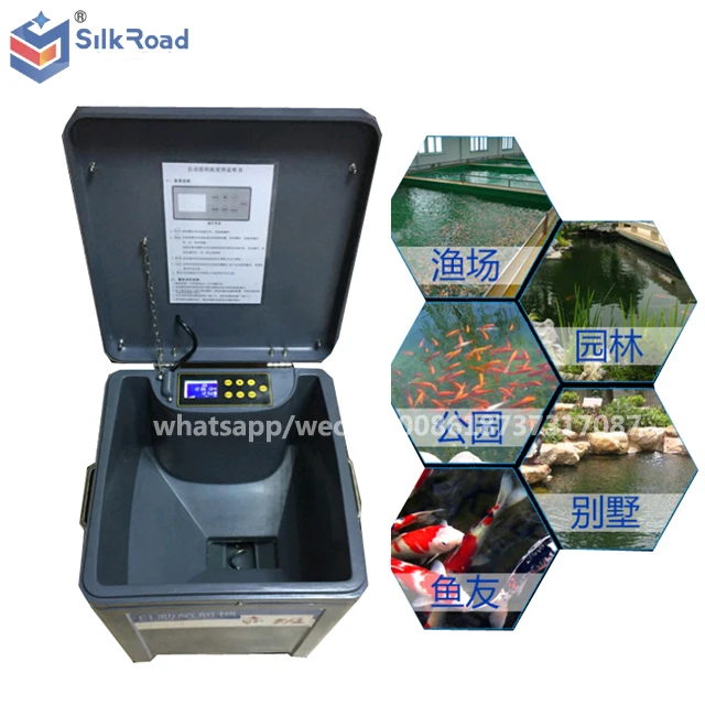 Plastic Solar Type Automatic Fish Feeder For Aquaculture Buy