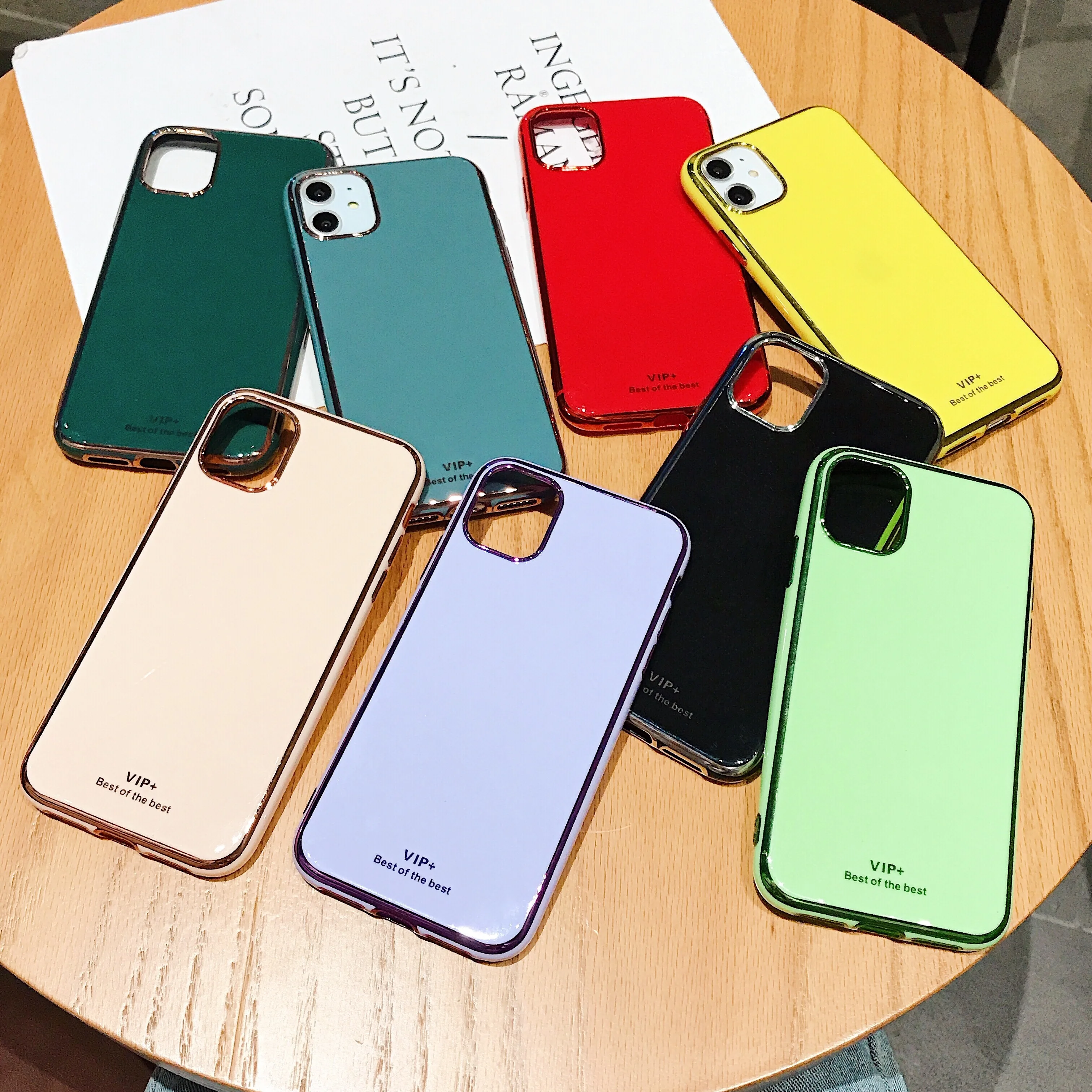 Wholesale Cell Phone Case Plating Tpu Phone Cover For iPhone 11 Pro Max 8 7plus 6s For iphone XS XR Back Case With LOGO
Wholesale Cell Phone Case Plating Tpu Phone Cover For iPhone 11 Pro Max 8 7plus 6s For iphone XS XR Back Case With LOGO