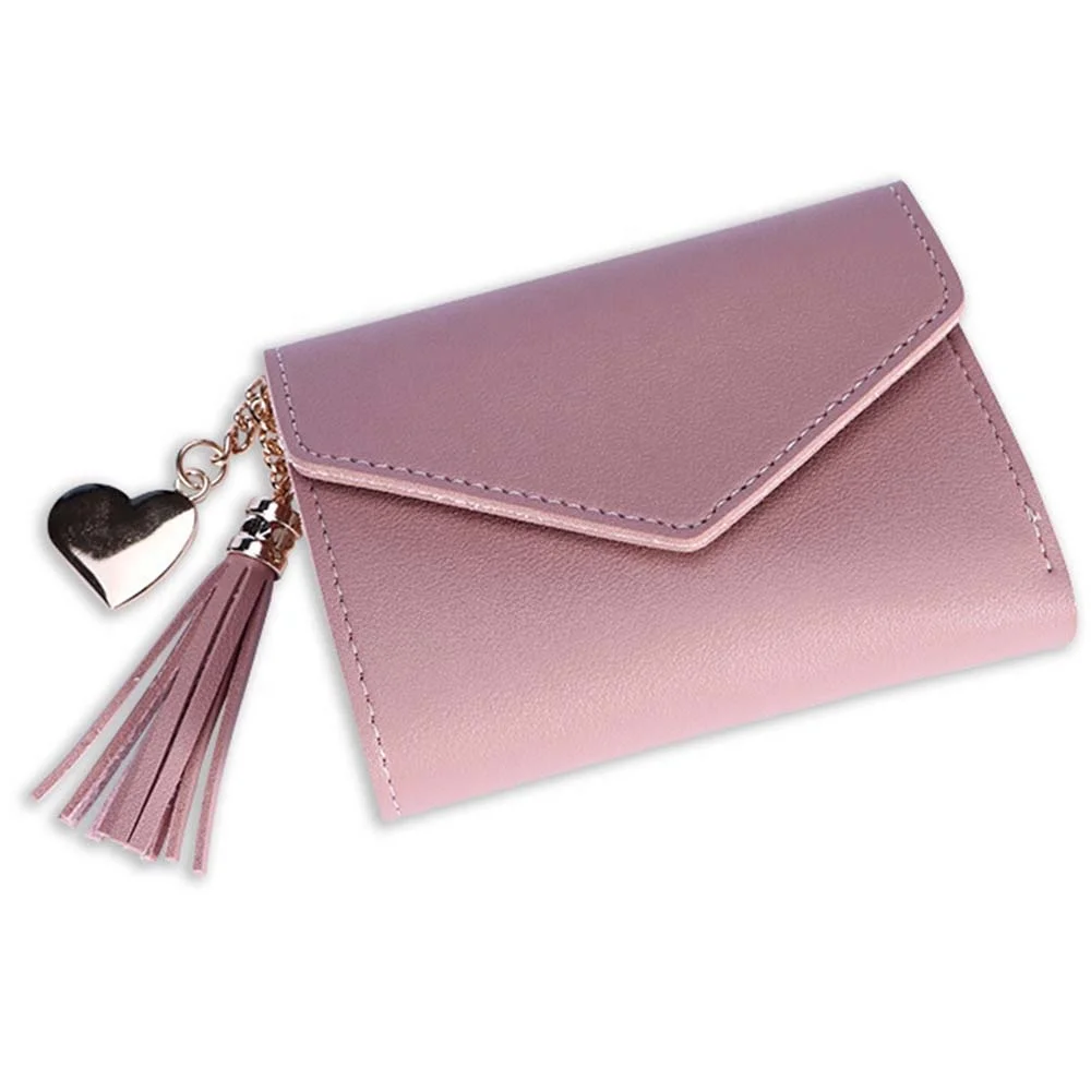 New fashion small wallet short Japanese and Korean style cute tassel mini student ladies purse H
New fashion small wallet short Japanese and Korean style cute tassel mini student ladies purse H
