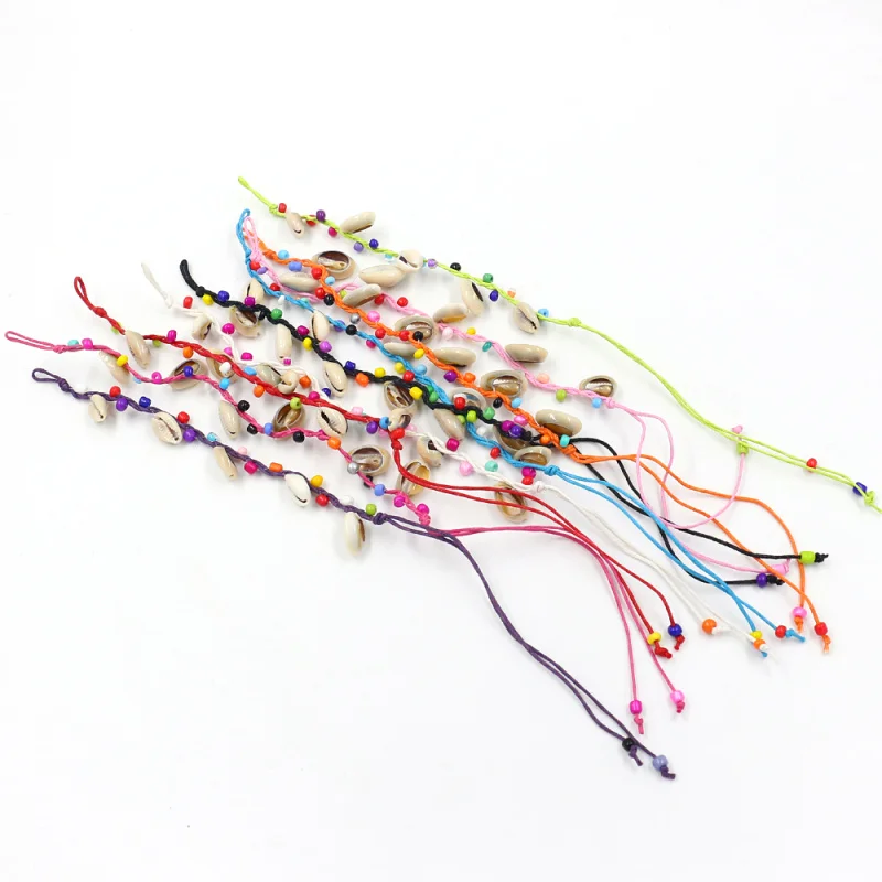 Spot Wholesale Bohemian Style Seaside Beach Accessories Handmade Jewelry DIY Colorful Wax Thread Braided Bracelets, 10 colors mixed
Spot Wholesale Bohemian Style Seaside Beach Accessories Handmade Jewelry DIY Colorful Wax Thread Braided Bracelets, 10 colors mixed