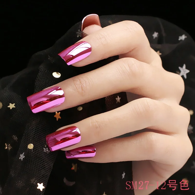 20pcs/set of Matte Gold Metal Glow Ballet Coffin Press on Nails Fake Nail Solid Color Nail Art DIY, Multiple colour
20pcs/set of Matte Gold Metal Glow Ballet Coffin Press on Nails Fake Nail Solid Color Nail Art DIY, Multiple colour