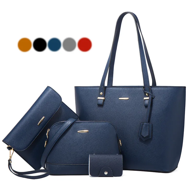 Women Handbags Set 4 Pieces Tote Shoulder Bag Leather Crossbody Messenger Purse Ladies Coin Wallet Fashion Handle Satchel Pouch
Women Handbags Set 4 Pieces Tote Shoulder Bag Leather Crossbody Messenger Purse Ladies Coin Wallet Fashion Handle Satchel Pouch