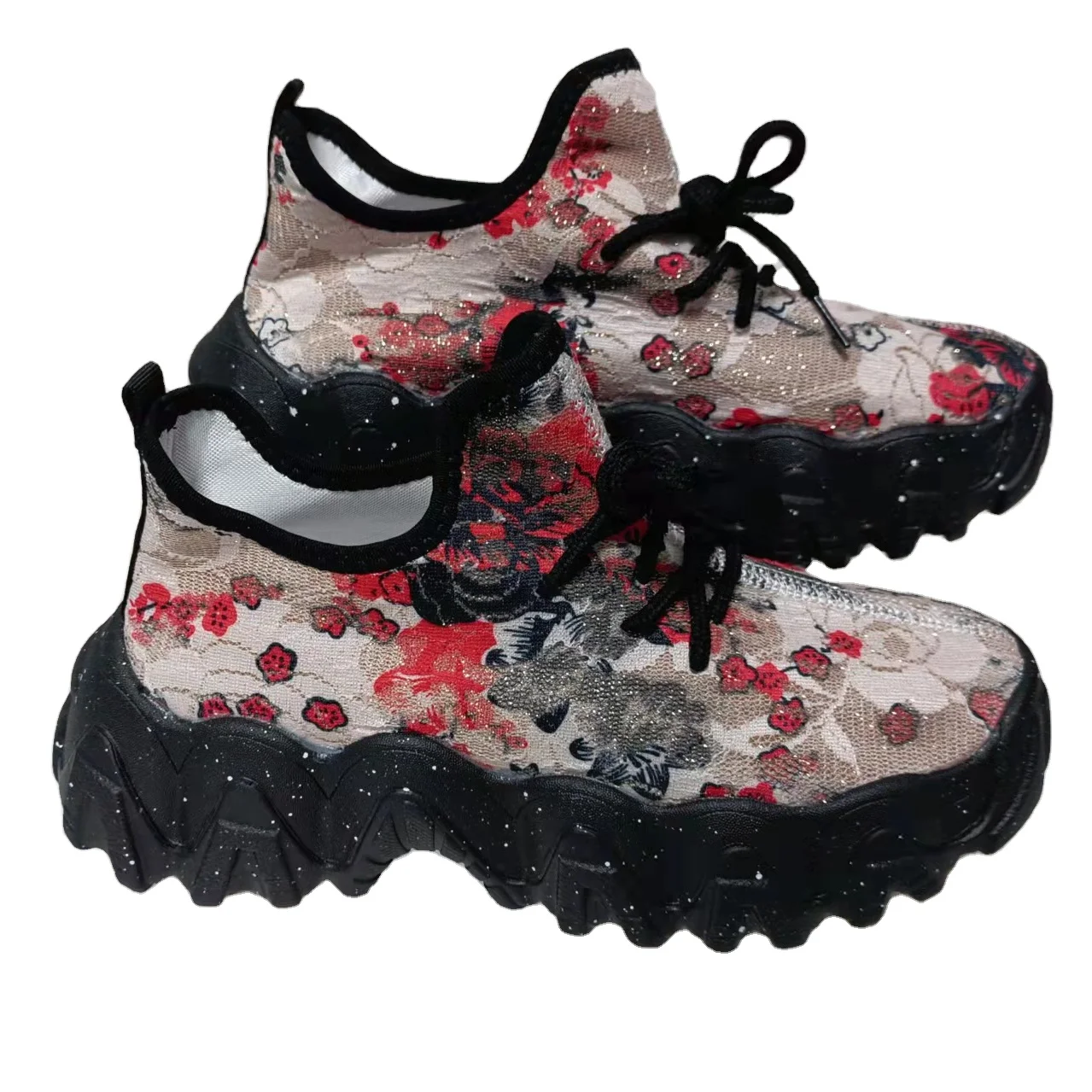 Wholesale Min Order 1 Cat Flower Pattern Flower Print Mesh Breathable Fitness Women Sports Shoes Running Shoes Platform Sneakers
Wholesale Min Order 1 Cat Flower Pattern Flower Print Mesh Breathable Fitness Women Sports Shoes Running Shoes Platform Sneakers