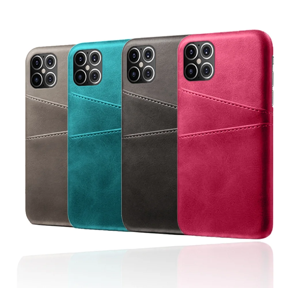 Business PU Leather Card Slots Hard PC Back Cover Mobile Phone Case for Iphone 12, Multi-color, can be customized
Business PU Leather Card Slots Hard PC Back Cover Mobile Phone Case for Iphone 12, Multi-color, can be customized