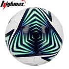High quality size 5 customised newest design machine stitched football soccer ball for training or promotion