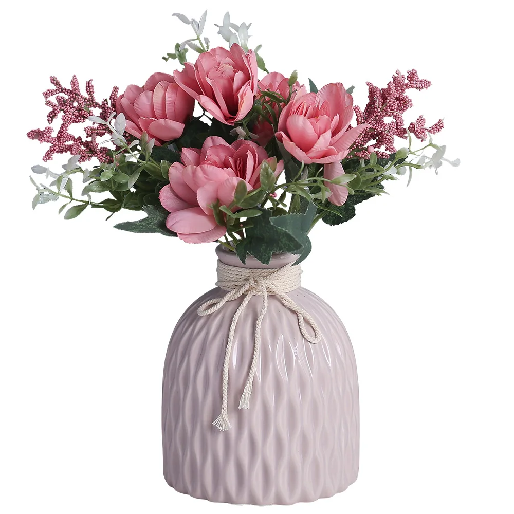 Flower Vase Ceramic Vases Flower Arrangement Wedding Living Room Upholstery Decoration Modern Creative Simplicity dining table
Flower Vase Ceramic Vases Flower Arrangement Wedding Living Room Upholstery Decoration Modern Creative Simplicity dining table