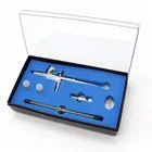 MINI Airbrush Kit Compressor Nail Art Tattoo Dual Action Spray Air Brush Gun Set