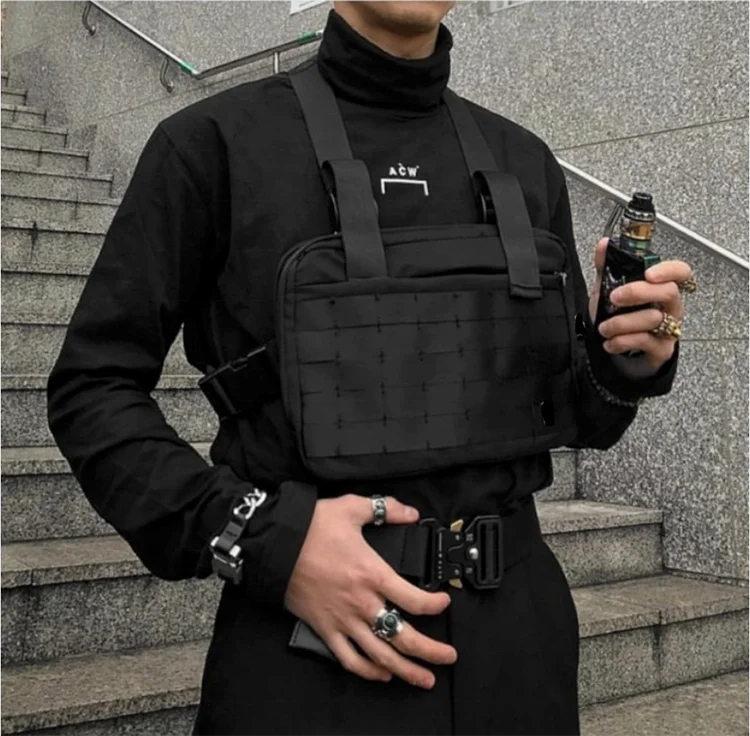 Hot selling Hip Hop Fashion men Chest bag Shoulder backpack Tactical vest chest rig, 6color options
Hot selling Hip Hop Fashion men Chest bag Shoulder backpack Tactical vest chest rig, 6color options