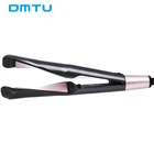 PTC Ceramic Flat Iron LCD Display 2 In 1 Curling Hair Curler And Straightener