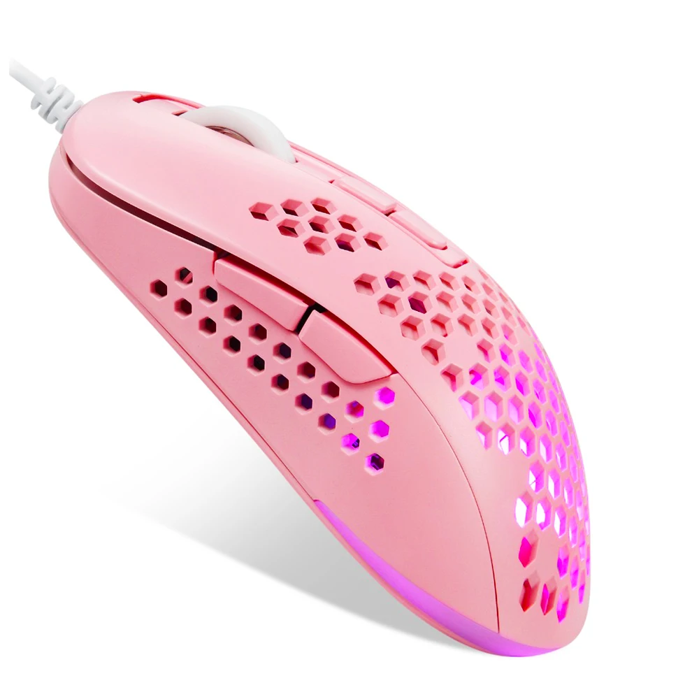 2021 Hot Selling Honeycomb RGB Backlight 2.4GHz Optical Gaming Rainbow flowing backlight Mouse for Laptop Computer Gamer, White, pink, black
2021 Hot Selling Honeycomb RGB Backlight 2.4GHz Optical Gaming Rainbow flowing backlight Mouse for Laptop Computer Gamer, White, pink, black