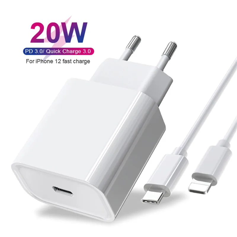 Original USB-C PD 18W/20W Type c PD Charger Power Adapter Charger for Iphone11 / Iphone12 Fast Charger Wholesale
Original USB-C PD 18W/20W Type c PD Charger Power Adapter Charger for Iphone11 / Iphone12 Fast Charger Wholesale
