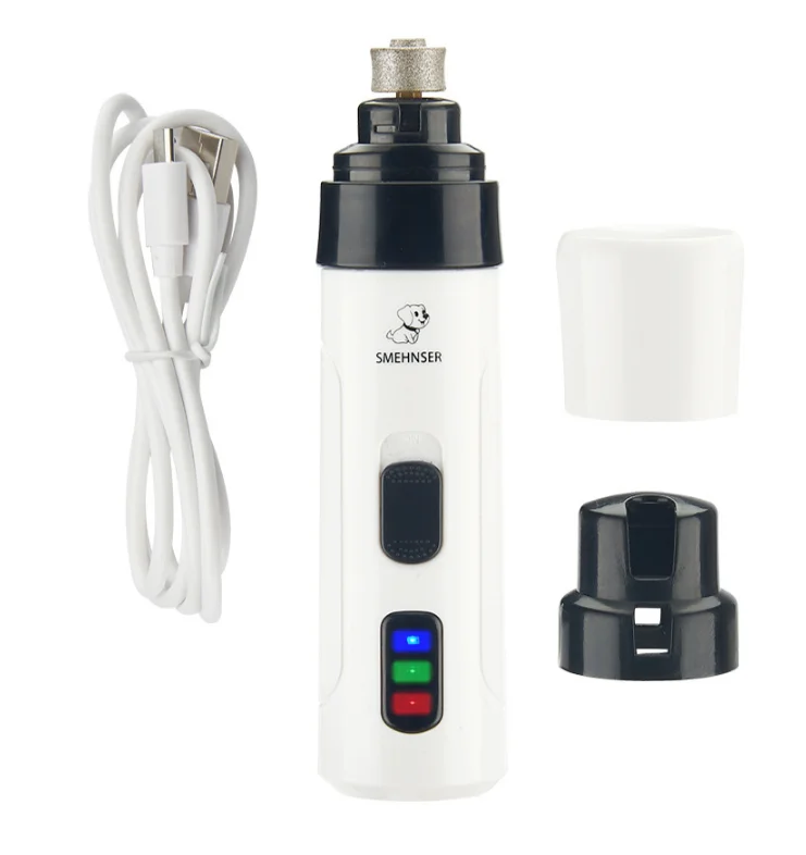 Electric Dog Nail Grinding Device USB Charging Pet Nail Clipping Device Trimmer Effective Cat Nail Cutter Pet Supplies, White
Electric Dog Nail Grinding Device USB Charging Pet Nail Clipping Device Trimmer Effective Cat Nail Cutter Pet Supplies, White