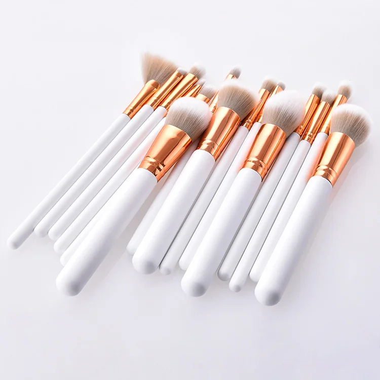 HZM Privwte Label 15 pcs White Handle Synthetic Hair Makeup Brush Set With Fan Brush
HZM Privwte Label 15 pcs White Handle Synthetic Hair Makeup Brush Set With Fan Brush