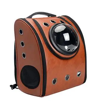 Advocator OEM/ODM Pu leather soft material breathable pet capsule dog carrier backpack for cat and small animals, Customized color
Advocator OEM/ODM Pu leather soft material breathable pet capsule dog carrier backpack for cat and small animals, Customized color