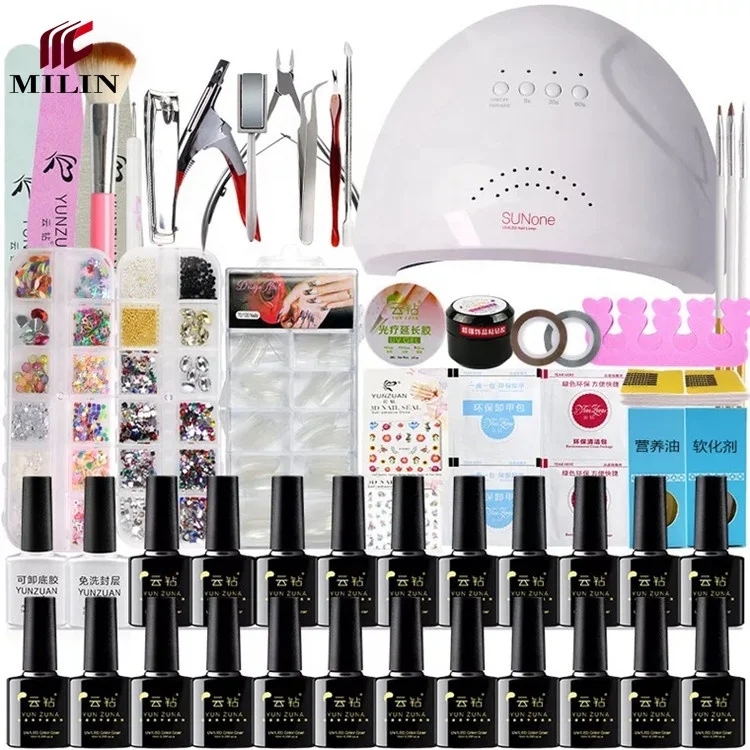 High quality manicure nail tools cute nail set uv lamp professional nail art kits for sale
High quality manicure nail tools cute nail set uv lamp professional nail art kits for sale