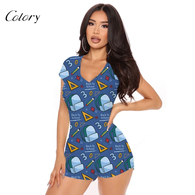 Colory Cheap Ladies Clothing Female Sexy Onesie One Piece Jumpsuit, Customized color
Colory Cheap Ladies Clothing Female Sexy Onesie One Piece Jumpsuit, Customized color