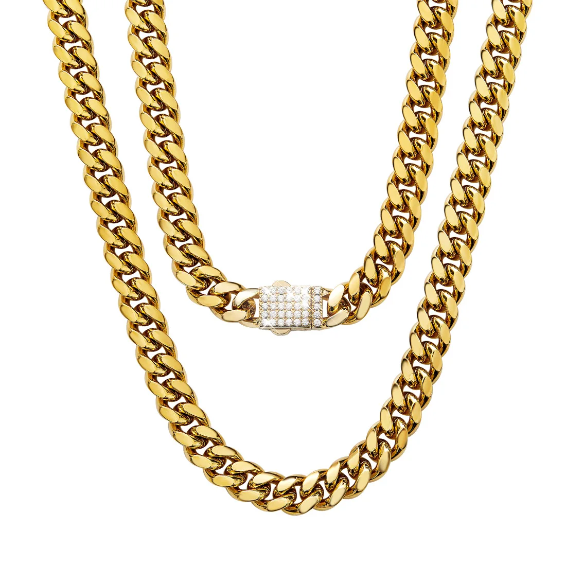 DAICY wholesale new unique top quality hip hop stainless steel gold cuban chain mens Miami necklace
DAICY wholesale new unique top quality hip hop stainless steel gold cuban chain mens Miami necklace