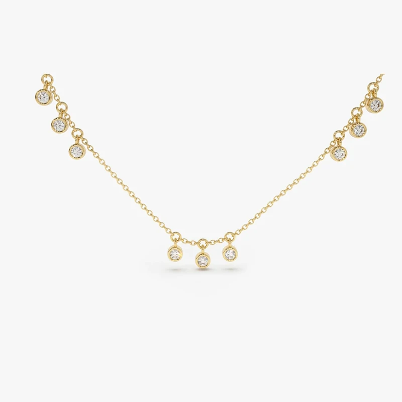 S925 Sterling Silver European and American Trend Round Zircon Pendant Wild Necklace
S925 Sterling Silver European and American Trend Round Zircon Pendant Wild Necklace