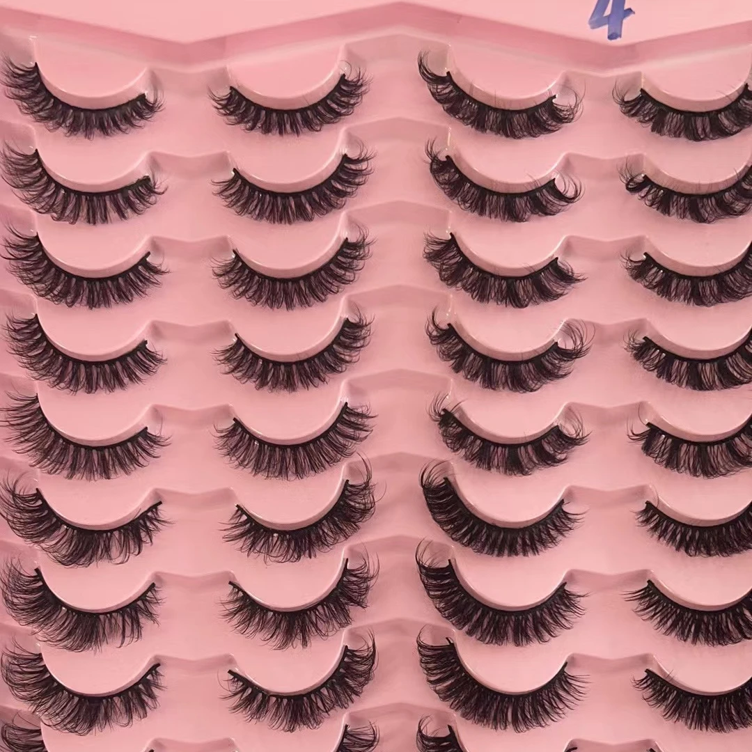 20 Pairs Russian Strip Lashes 3D Mink Lashes Natural Eyelashes Dramatic False Eyelashes Wholesale Eyelash Extension
20 Pairs Russian Strip Lashes 3D Mink Lashes Natural Eyelashes Dramatic False Eyelashes Wholesale Eyelash Extension