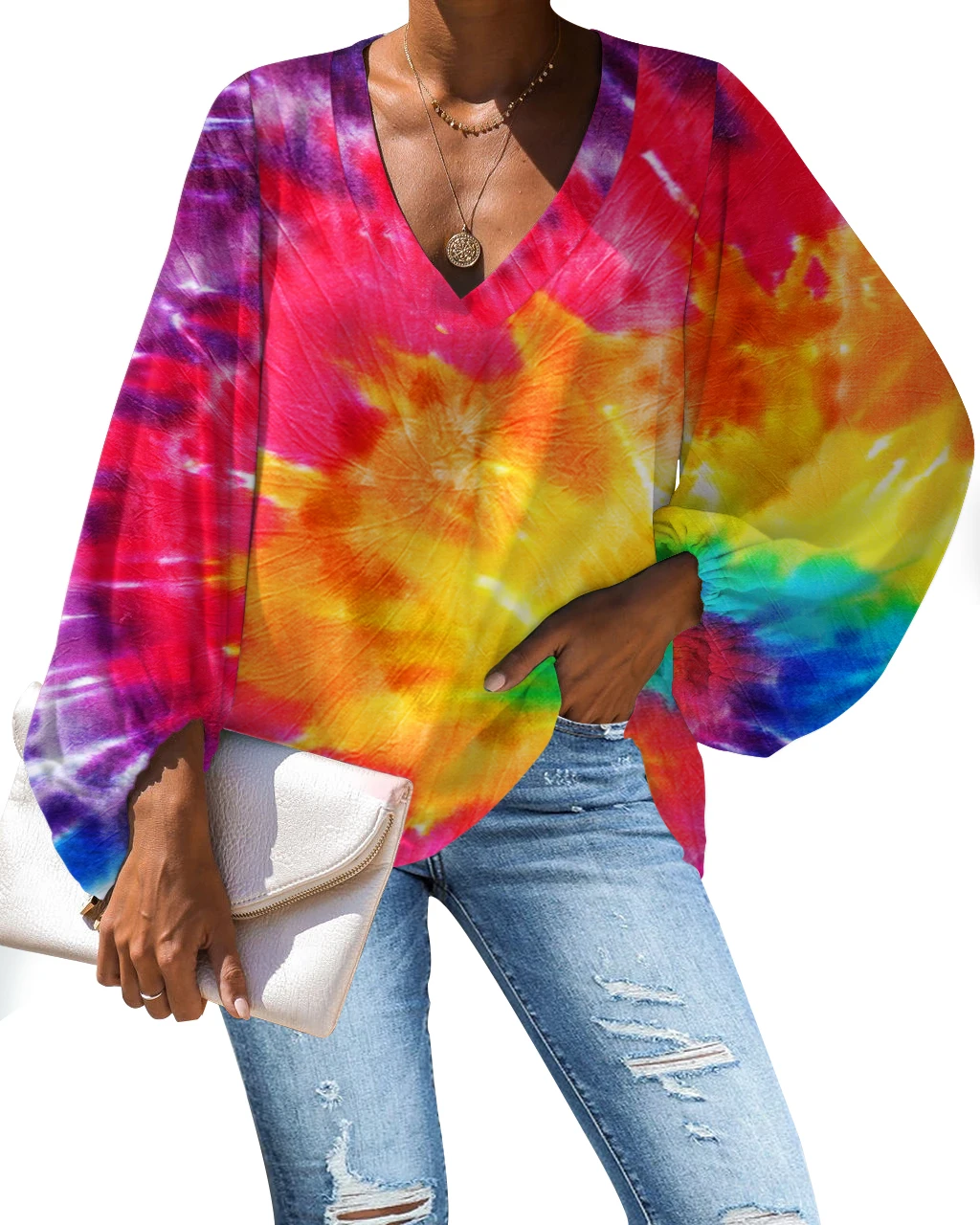 2021 Plus Size Woman Tops Fashionable Shirt Custom Puff Sleeve Trendy Women Clothing Summer Tie Dye Long Sleeve Tie Dye T Shirt, Customized color
2021 Plus Size Woman Tops Fashionable Shirt Custom Puff Sleeve Trendy Women Clothing Summer Tie Dye Long Sleeve Tie Dye T Shirt, Customized color