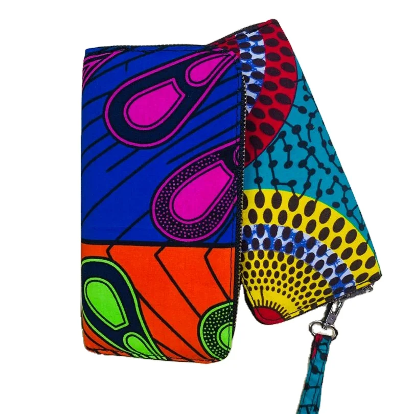 100% Cotton African Printing Hanheld Fashionable Wallets Batik Design Long Wallet For Lady Stylish Wallet, As picture
100% Cotton African Printing Hanheld Fashionable Wallets Batik Design Long Wallet For Lady Stylish Wallet, As picture