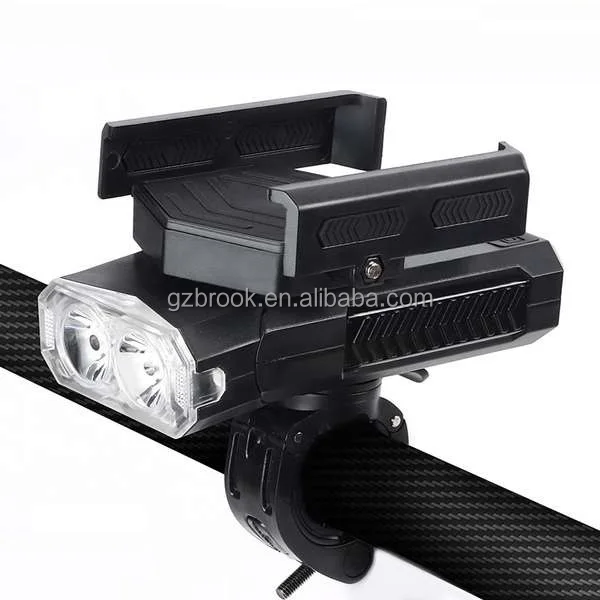 OEM 4000mAh bicycle Light 5 In 1Horn Phone Holder Cycling Flashlight Bike Front Light MTB bike light, Black red blue green
OEM 4000mAh bicycle Light 5 In 1Horn Phone Holder Cycling Flashlight Bike Front Light MTB bike light, Black red blue green