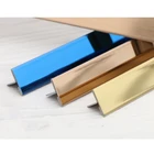 Steel Connected Gold Stainless Steel Solid T Profile Mirror Connected Stainless Color For Tile Trim