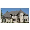 Old European Design Exterior Wall Cladding Panel China Beige Travertine Castle Stone Tile Project