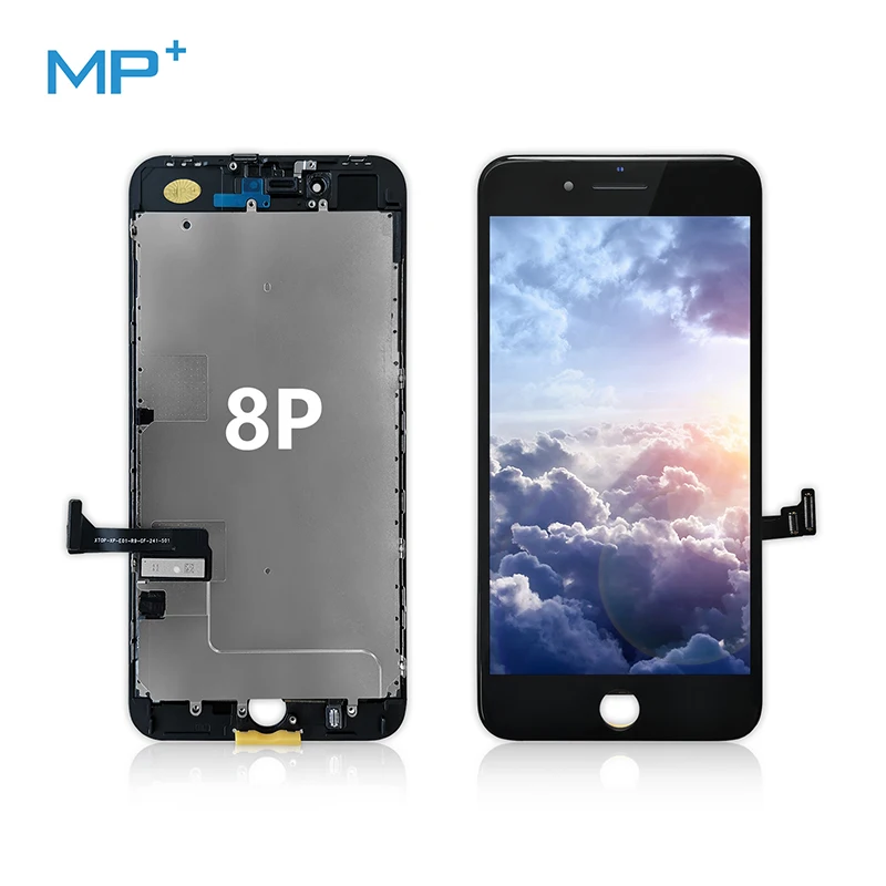 Compatible with iPhone 8 Plus Screen Replacement Black 5.5 Inch mobile LCD Display with 3D Touch Screen Digitizer Frame Display, Black & white
Compatible with iPhone 8 Plus Screen Replacement Black 5.5 Inch mobile LCD Display with 3D Touch Screen Digitizer Frame Display, Black & white