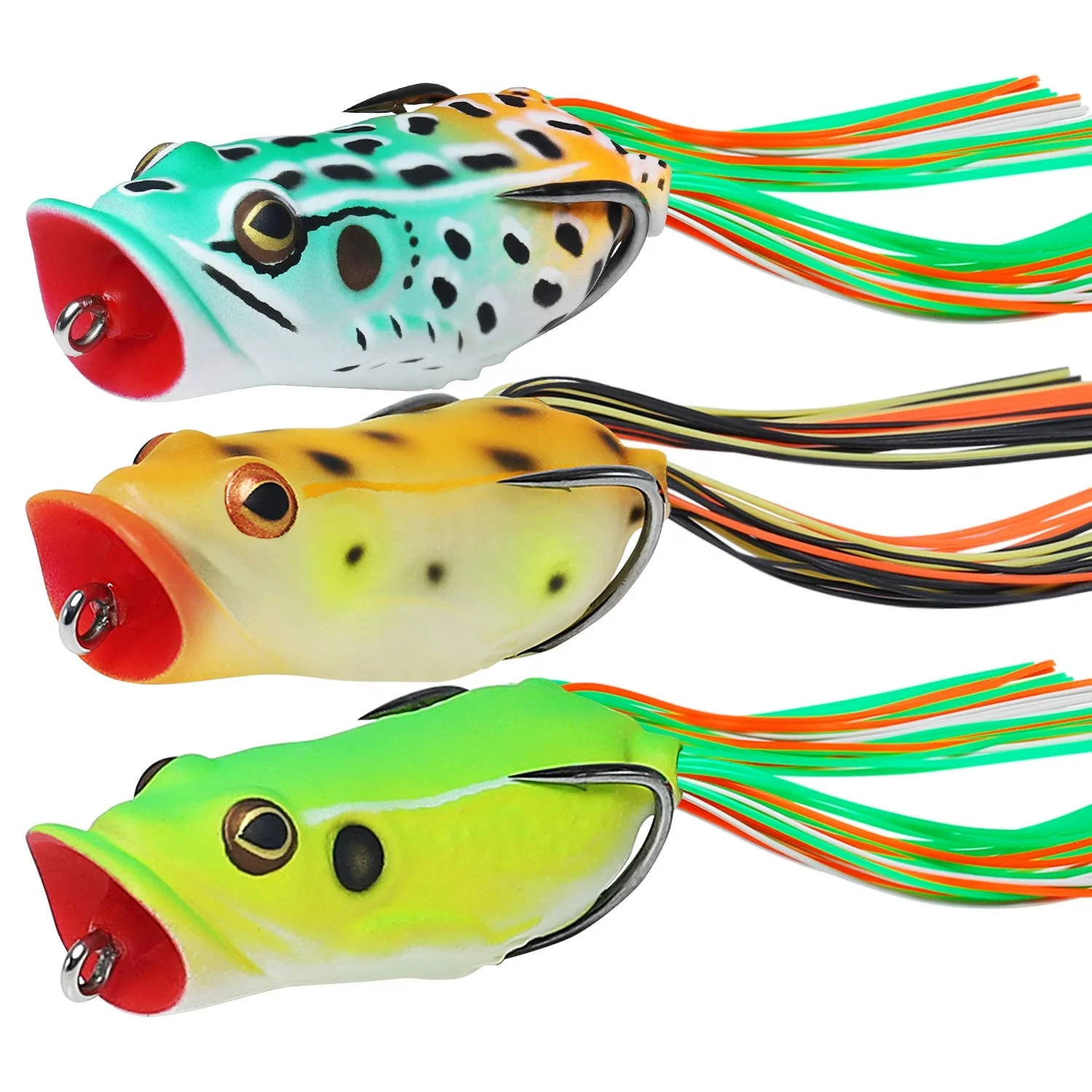 TRUSCEND Fishing Frog Lures Patented Material Super Soft Hollow Rubber Floating Spinner Tail Ultra-Sharp BKK Hooks Fishing Lures, B-2.2",0.4oz
TRUSCEND Fishing Frog Lures Patented Material Super Soft Hollow Rubber Floating Spinner Tail Ultra-Sharp BKK Hooks Fishing Lures, B-2.2",0.4oz