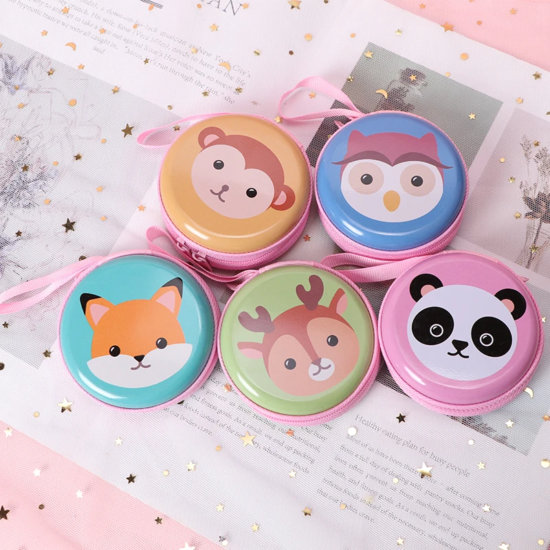 TOPSTHINK Mini Coin Purse handbag Round Portable Coin Box Zipper Tin Earbud Holder for kids, Mixed colors
TOPSTHINK Mini Coin Purse handbag Round Portable Coin Box Zipper Tin Earbud Holder for kids, Mixed colors
